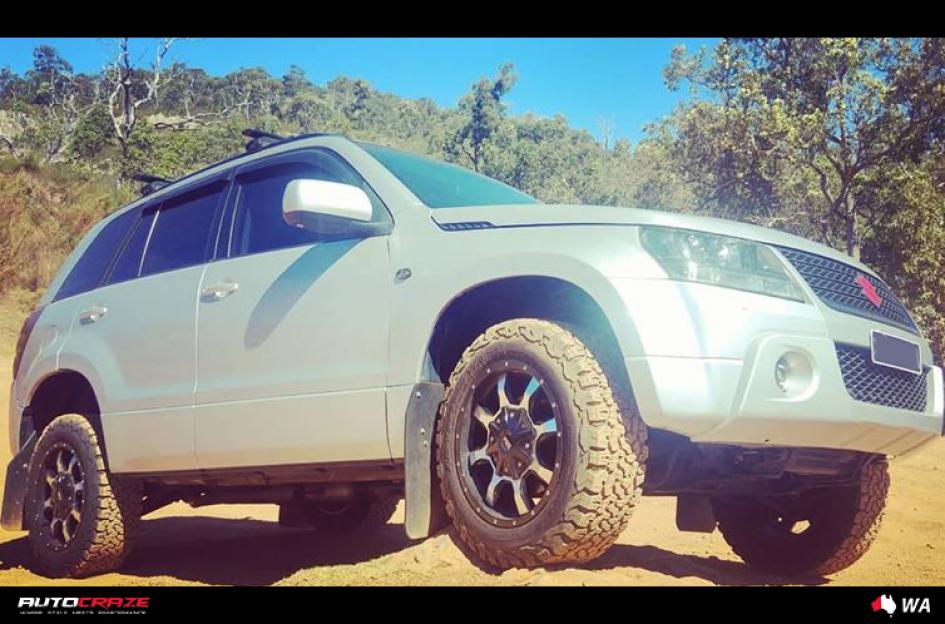 SUZUKI VITARA MO970 GLOSS BLACK MACHINED FACE